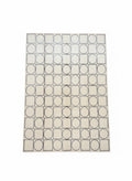 TAPIS MODERNE BLANC - 3 × 2 m