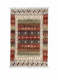 Tapis Khorjin afghan fait main en laine – 1,53 × 0,98 m